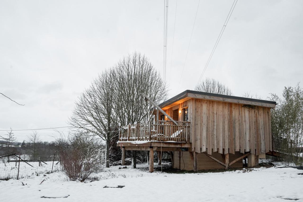 La Cabane Ofuro Villa Celles  Exterior photo